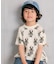 総柄ワイド半袖Tシャツ