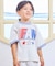 ラインリブ半袖Tシャツ