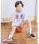 ラインリブ半袖Tシャツ