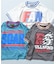 ラインリブ半袖Tシャツ