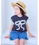 チュールフリルリボン半袖Tシャツ