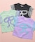 チュールフリルリボン半袖Tシャツ