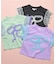 チュールフリルリボン半袖Tシャツ
