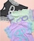 チュールフリルリボン半袖Tシャツ