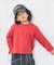 配色ステッチ長袖Tシャツ
