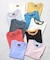 配色ステッチ長袖Tシャツ