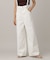 サスペンダー付きワイドパンツ
