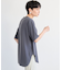 ダブルクロスハーフスリーブプルオーバー