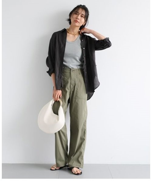 ミリタリーワイドパンツ｜バンヤードストームの通販｜&mall