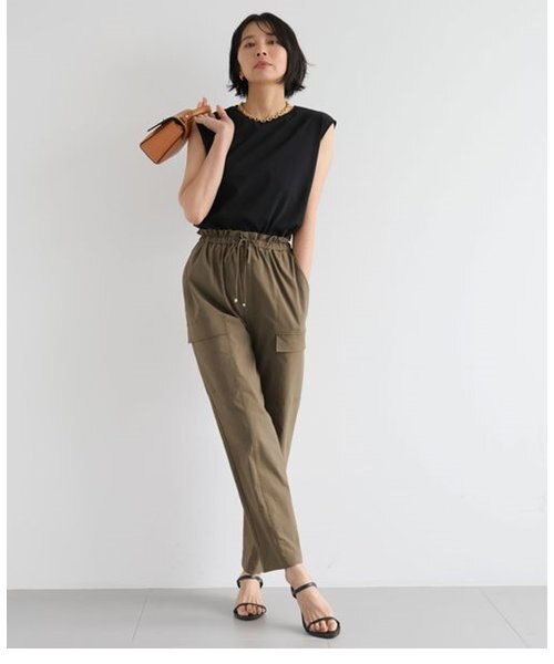 バンヤードストーム リネンストレッチカーゴパンツ L リネンストレッチカーゴパンツ｜バンヤードストームの通販