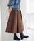 ロングフレアースカート