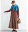 ロングフレアースカート