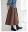 ロングフレアースカート