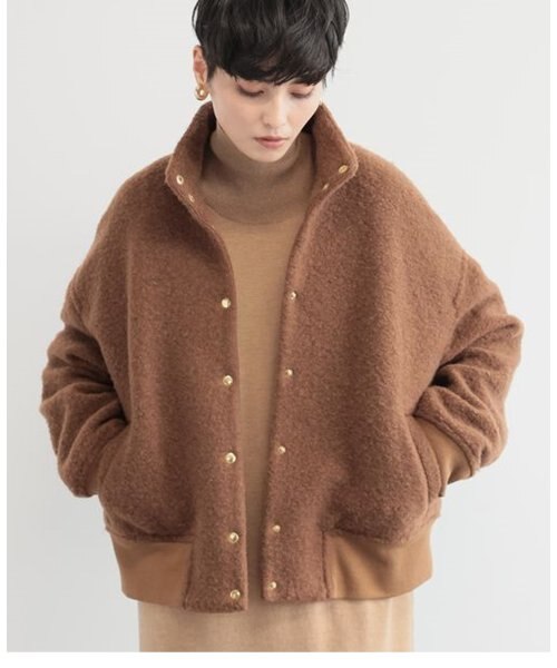 スライバーニットブルゾン｜バンヤードストームの通販｜&mall