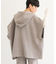 ＜セットアップ対応＞ミラノリブフーディーポンチョ