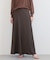 サテンロングスカート / ハンドウォッシャブル