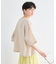 ポプリン半袖Tブラウス /ハンドウォッシャブル