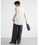 Wタックフィラメントツイルパンツ