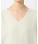 Vネックホールガーメントニット/ ハンドウォッシャブル
