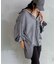 ライトデニムBIGシルエットシャツ＜セットアップ対応＞