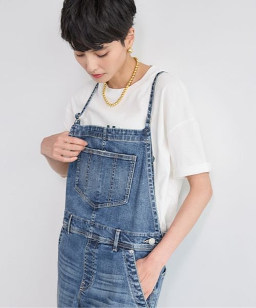 未使用＊BARNYARDSTORM 撥水キャミサロペット 上品 大人サロペット BARNYARDSTORM - 未使用＊BARNYARDSTORM 撥水キャミサロペット