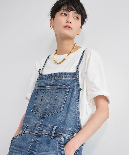 デニムキャミサロペット/ マシンウォッシャブル｜バンヤードストームの