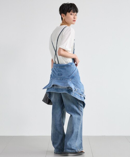 デニムキャミサロペット/ マシンウォッシャブル｜バンヤードストームの