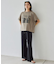 フィラメントツイルワイドパンツ / ハンドウォッシャブル
