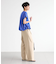 フィラメントツイルワイドパンツ / ハンドウォッシャブル