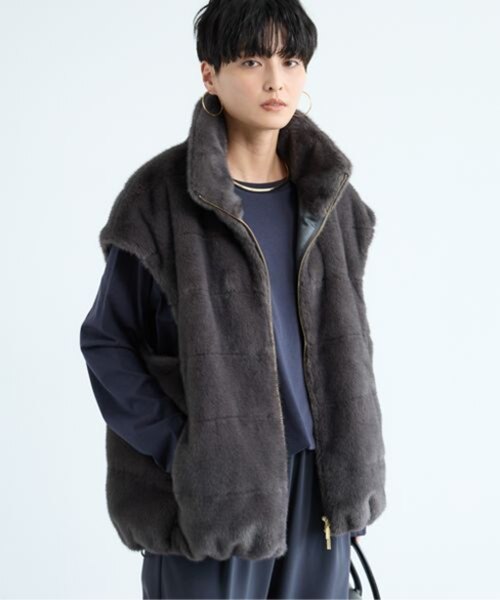 ミンクライクドロストベスト｜バンヤードストームの通販｜&mall