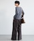 タックワイドチノストレッチパンツ【JAPAN FABRIC】 / マシンウォッシャブル