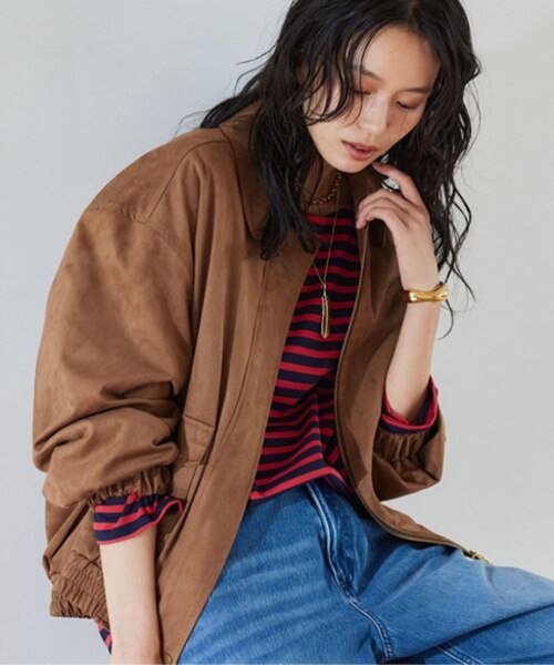 フェイクスエードブルゾン｜バンヤードストームの通販｜&mall（アンド