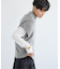 畦編みZIPベスト
