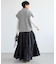畦編みZIPベスト