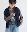 畦編みZIPベスト
