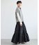 畦編みZIPベスト