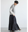畦編みZIPベスト