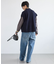 畦編みZIPベスト