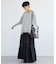 ピンタックレースコットンスカート / ハンドウォッシャブル