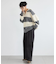 裏起毛ワイドデニムパンツ