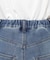 裏起毛ワイドデニムパンツ