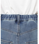 裏起毛ワイドデニムパンツ