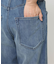 裏起毛ワイドデニムパンツ