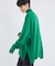 ハイネックワイドポンチョニット