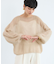 モヘア袖ボリュームニット
