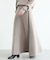 ミラノリブ総針フレアスカート