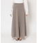 ミラノリブ総針フレアスカート