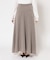 ミラノリブ総針フレアスカート