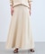 ミラノリブ総針フレアスカート