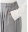 ウエストボタンタタックパンツ / ハンドウォッシャブル